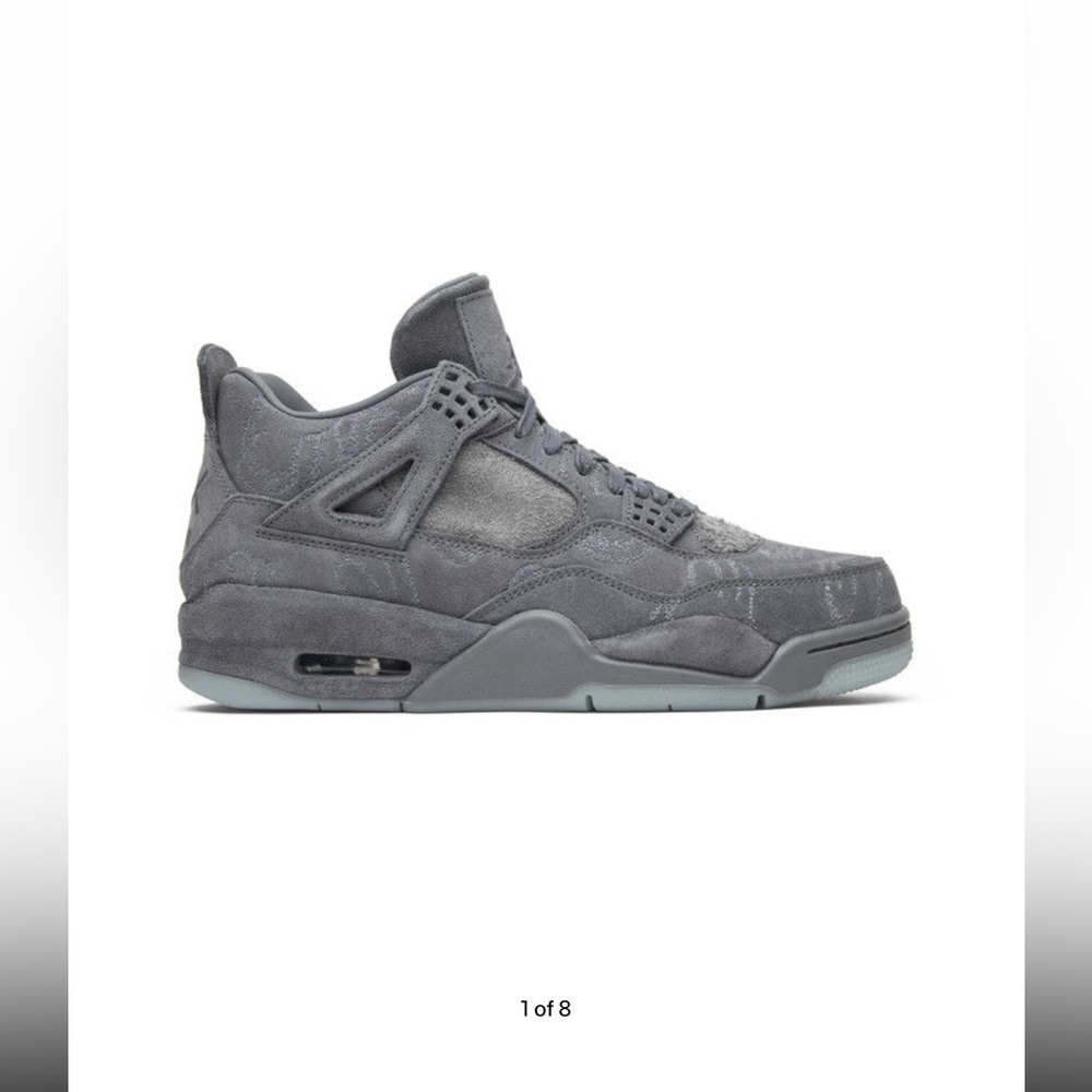 KAWS × Air Jordan 4 Retro “Cool Grey” – US Size 10.